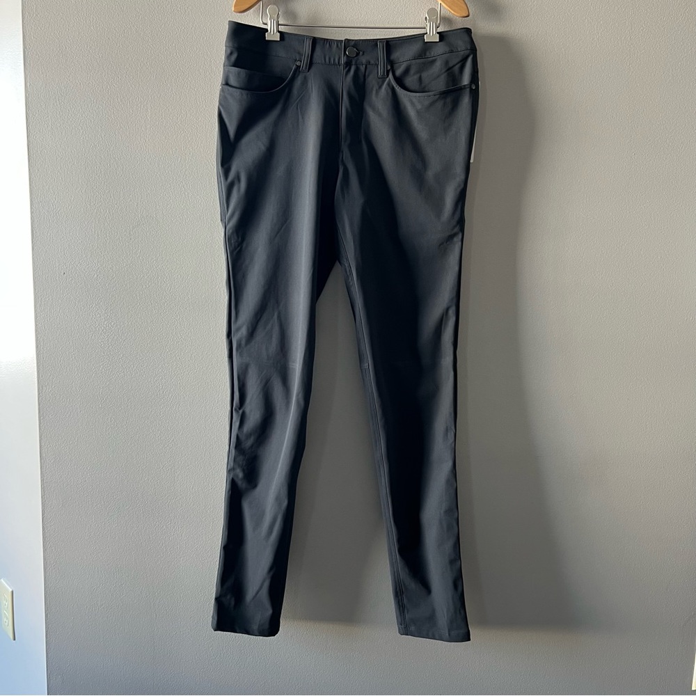 NWT Men’s Lululemon ABC Skinny Pants Charcoal 31x34